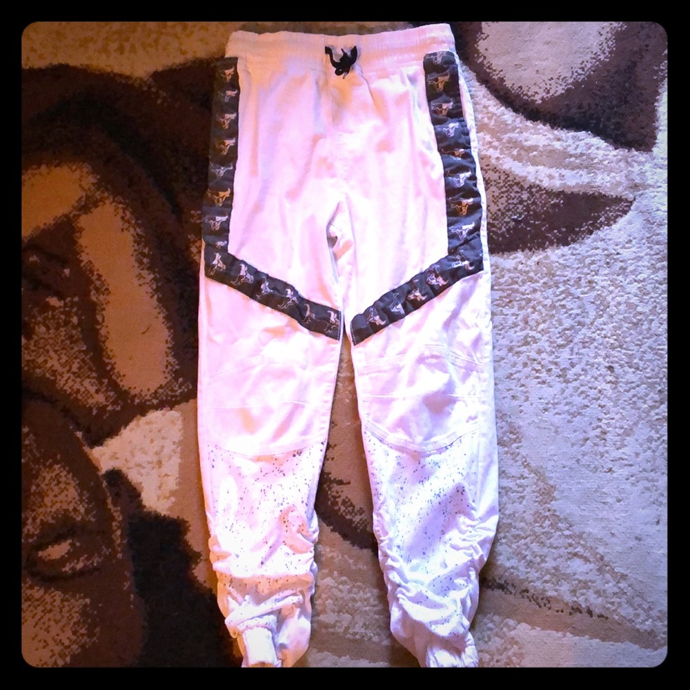 White bull joggers!